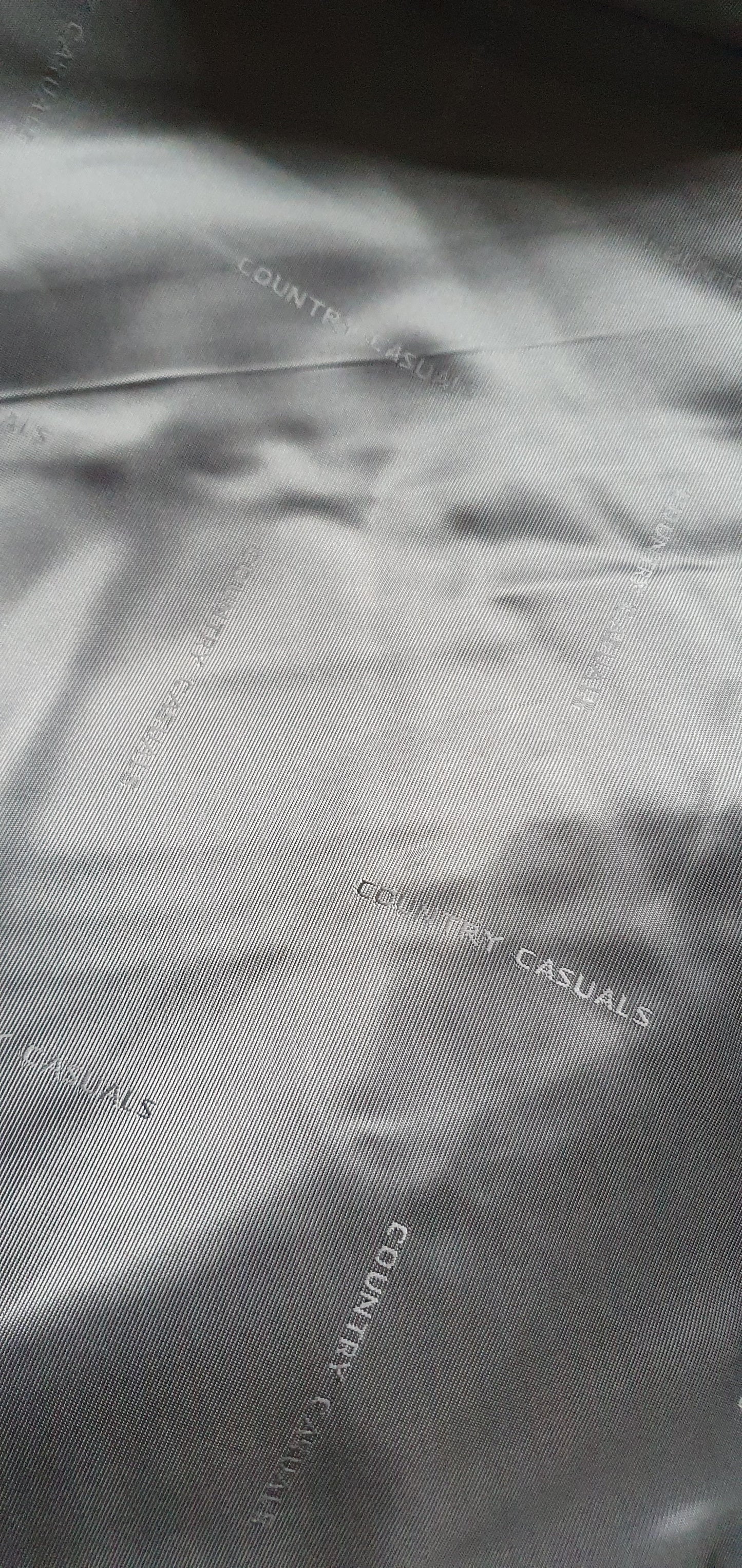 Slate Grey Satin Light Weight Lining Fabric 'Country Casuals' Per Metre