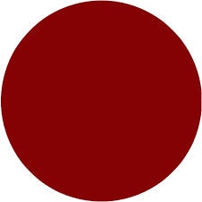 Deep raspberry zip red/burgundy very chunky heavy pale gold metal 23.5 inch (59.5cm) double ended Size 5