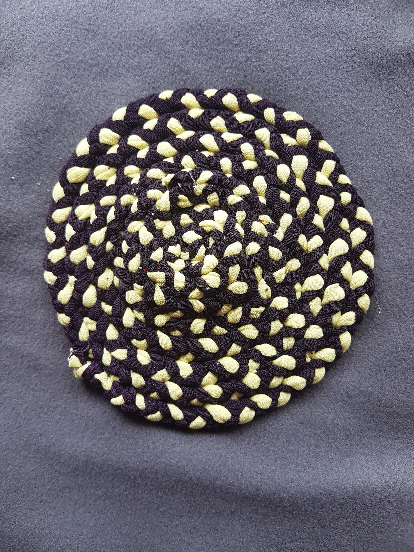 Handmade Braided Fabric Coaster