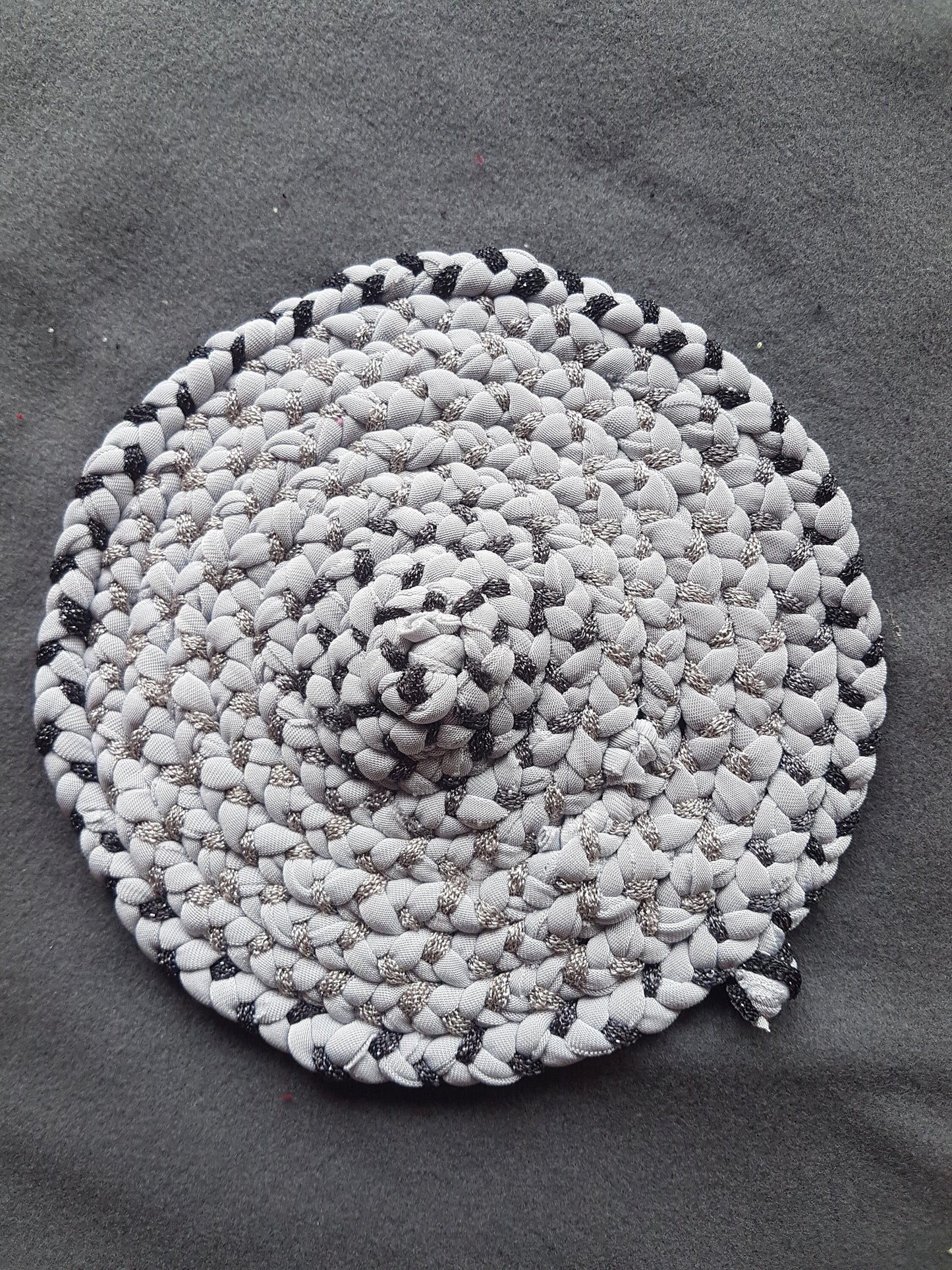 Handmade Braided Fabric Coaster