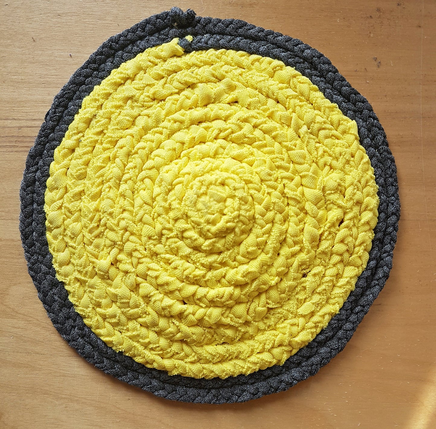 Handmade Braided Fabric Coaster