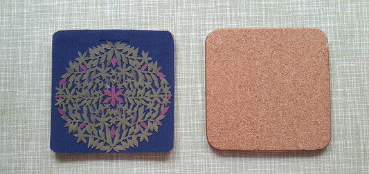 Single Mix And Match Coaster Christmas Festive Home Decor Gift