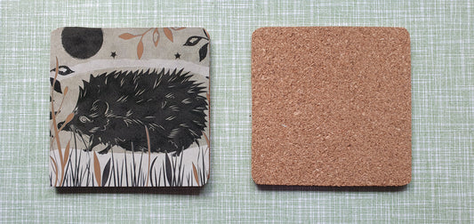Single Mix And Match Coaster Hedgehog Home Decor Gift