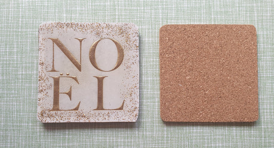 Single Mix And Match Coaster Christmas Winter NOEL Home Decor Gift