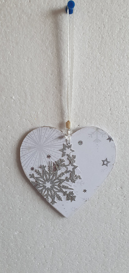 Decoupage Christmas Winter Snowflake Window Hanging Home Decor Gift
