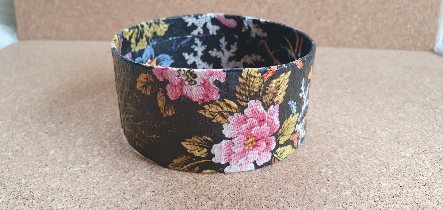 Black Marine Flowers Bangle