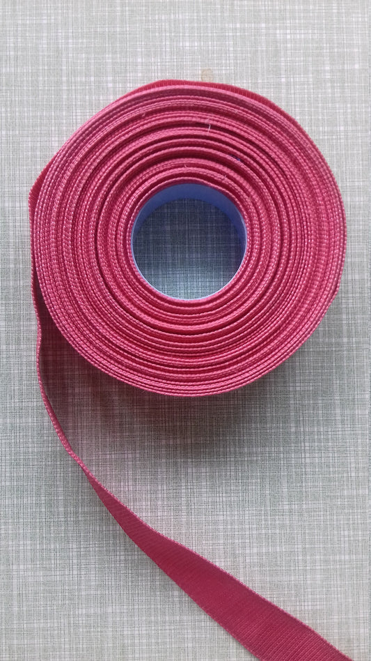 Pink Webbing Vintage Crafting Sewing 1 in wide 1.5m Length