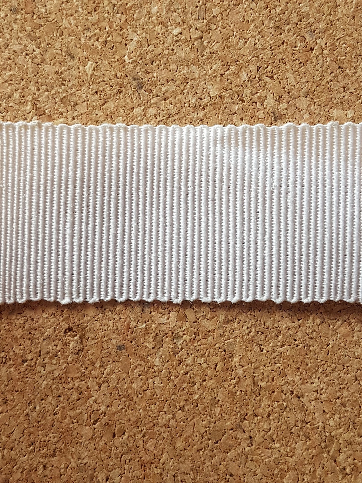 Vintage Off White Grossgrain Ribbon Crafting Sewing 2.5cm wide per metre