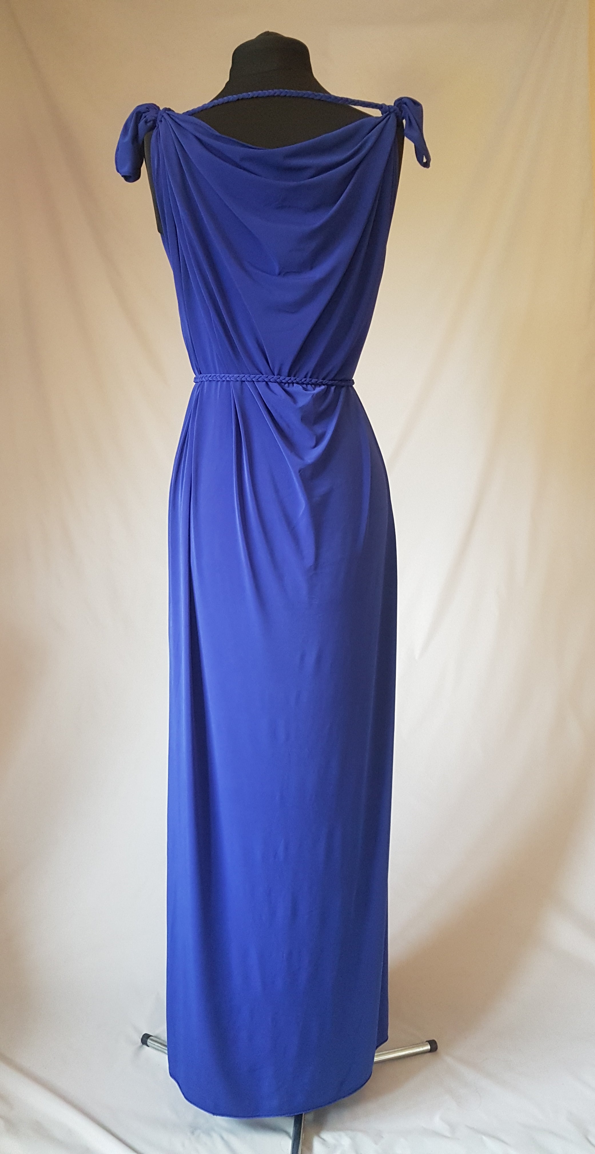 Blue Grecian Bridesmaid Dresses