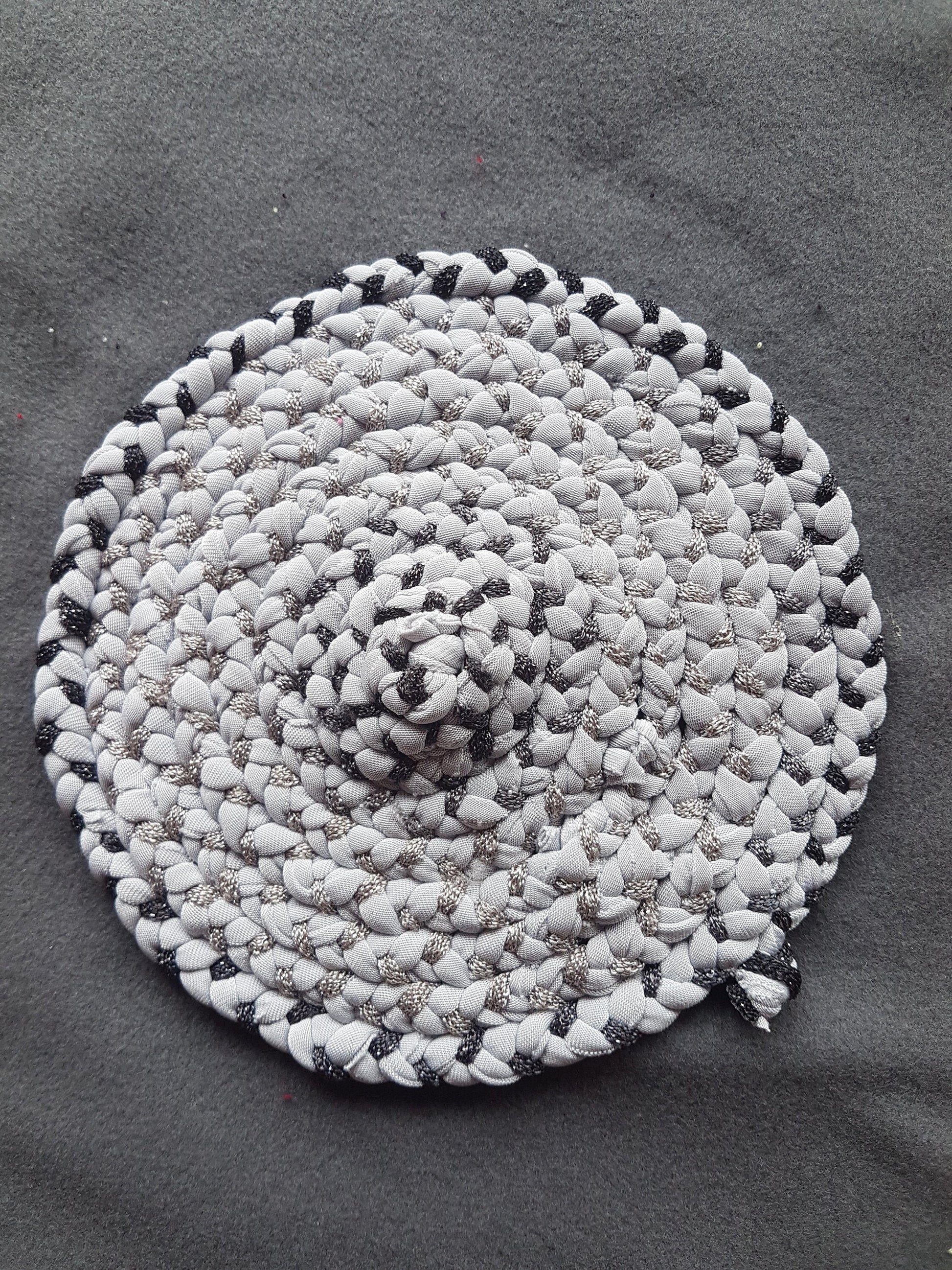 Handmade Braided Fabric Coaster
